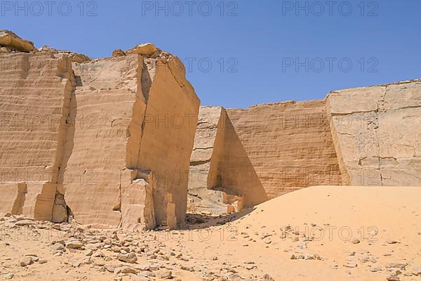 Sandstone quarry Jabal as-Silsila