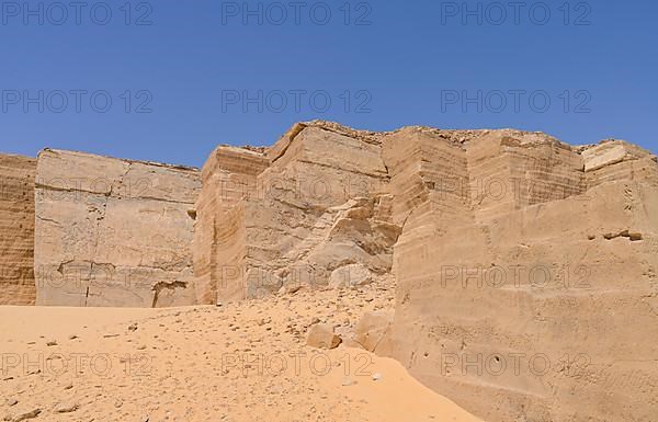 Sandstone quarry Jabal as-Silsila