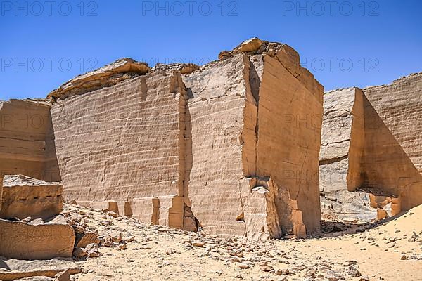 Sandstone quarry Jabal as-Silsila