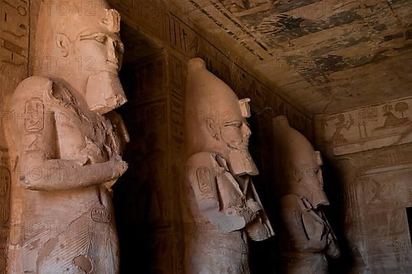 Statues of Pharaoh Ramses II Great Pillar Hall