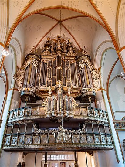 Organ in the main Protestant church of St. Johannis