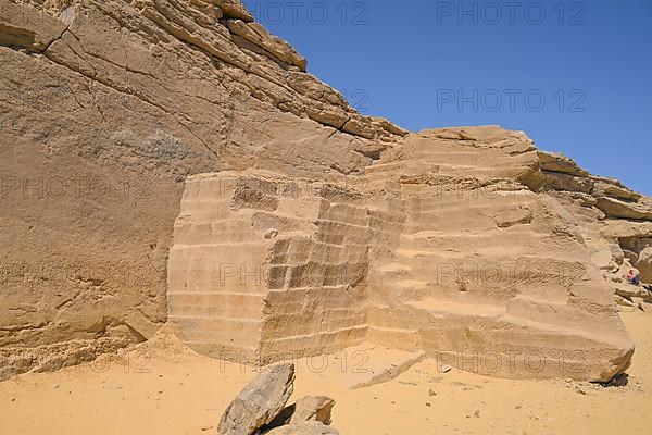 Sandstone quarry Jabal as-Silsila