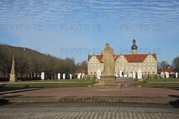 Baroque castle in Weikersheim