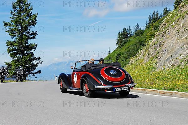 Vintage car rally Silvretta Classic 2022