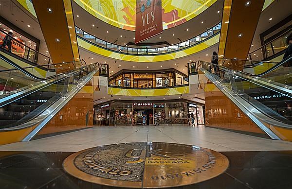 Interior design of a department store in Szczecin