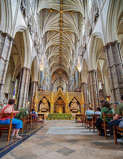 Westminster Abbey London Interior England