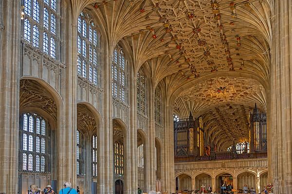 St Georges Chapel Interior Windsor Castle London England