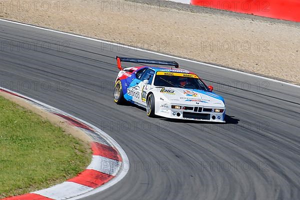 Historic race car BMW M1 at car race for classic cars Youngtimer Classic Cars 24-hour race 24h race