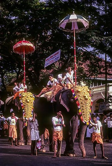 Great Elephant March Festival in Thiruvananthapuram Trivandrum