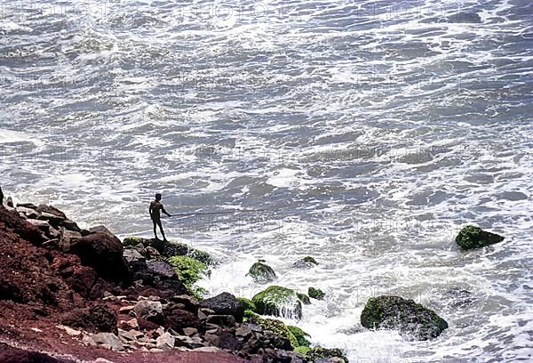 Angling Arabian sea