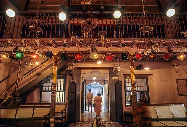 The Paradesi Synagogue Jewish Synagogue built in 1568 A. D at Mattancherry