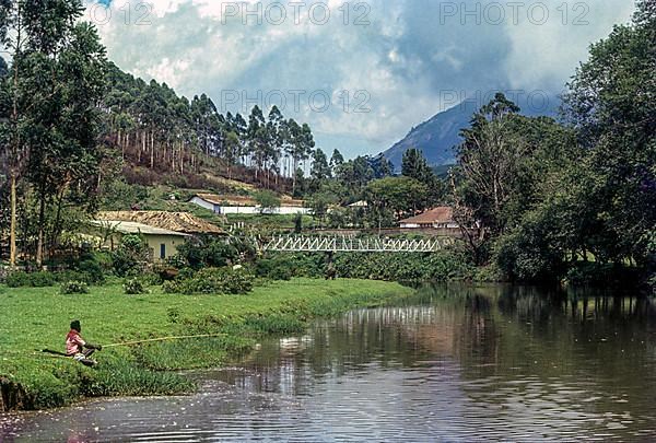 Munnar hill resort situated at the confluence of three rivers
