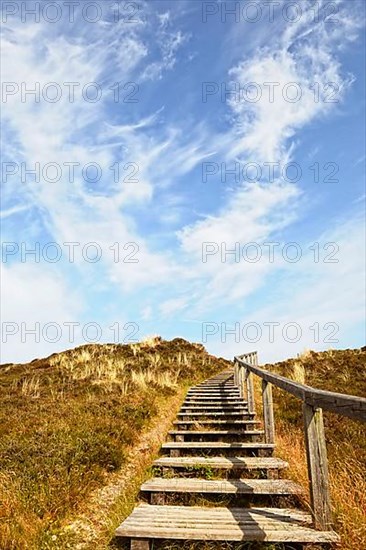 Stairs over dunes