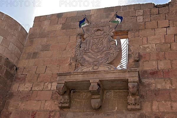 Coat of arms on Mamluk castle