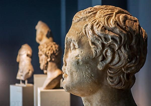 Marble bust of Menander