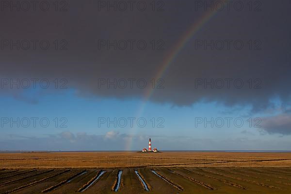 Westerheversand Lighthouse in Westerhever