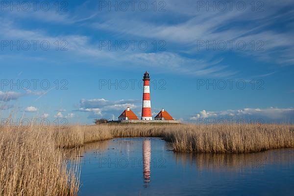 Westerheversand Lighthouse in Westerhever