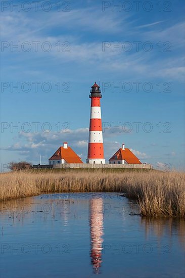 Westerheversand Lighthouse in Westerhever