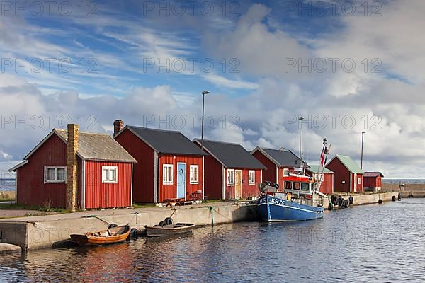 Red fishermen's cottages