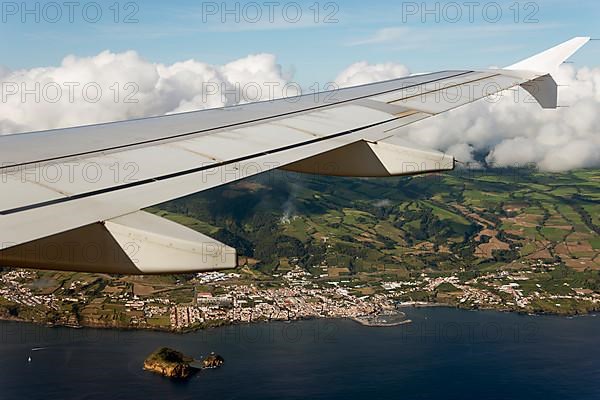 Vila Franca Do Campo from the plane