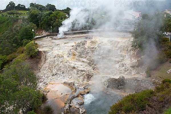 (Caldeira), Furnas, Sao Miguel, Azores, Portugal, Europe