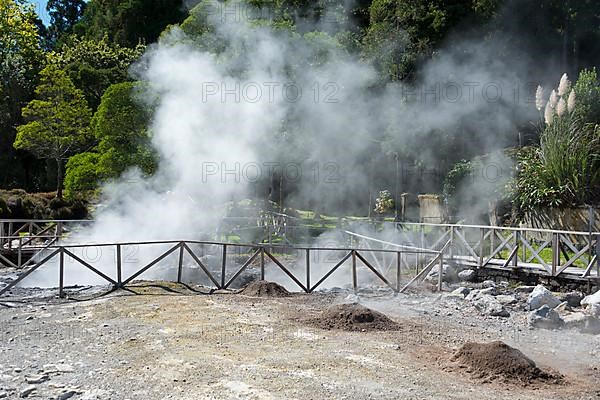 Caldeiras at Lake Furnas