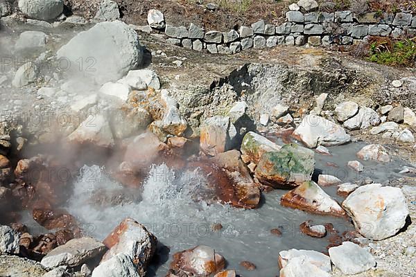 Caldeiras at Lake Furnas