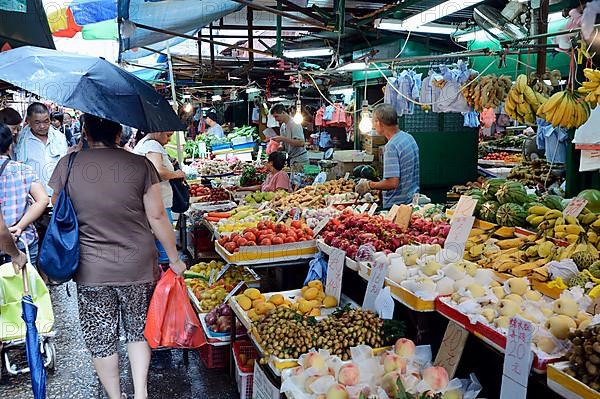 Typical fruit and vegetable stall