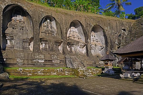 Shrines carved out of the rock