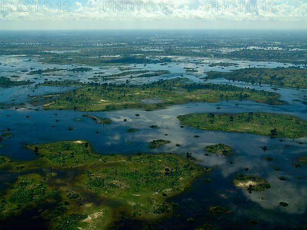 Okavango Delta at high tide