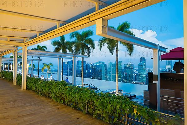 Infinity Pool of the Marina Bay Sands Hotel