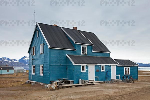 Koldewey Station for Arctic and Marine Research in Ny-Alesund on Svalbard