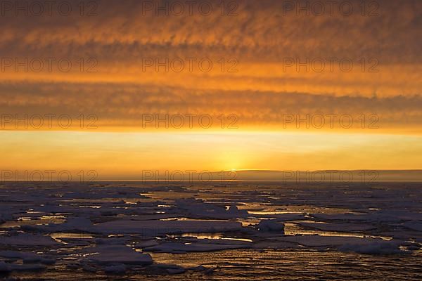 Sunset over Erik Eriksenstretet