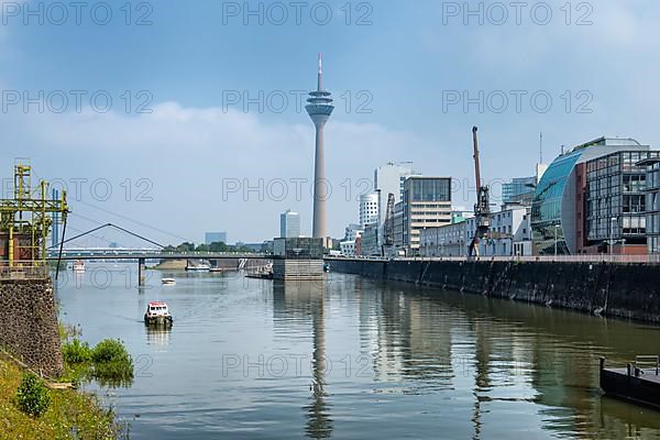 Modern office building and Rhein Tower