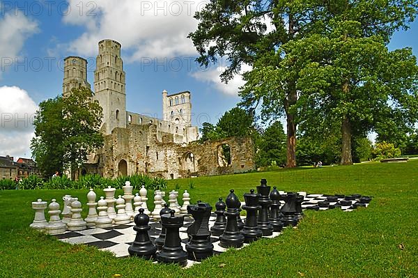 Abbey ruins from the 11th century