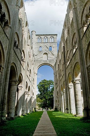 Abbey ruins from the 11th century