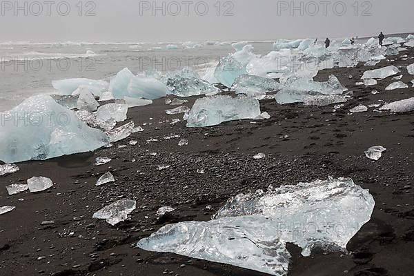 Ice on the beach