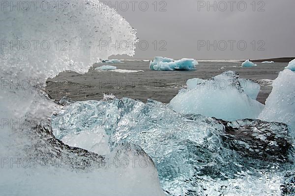 Ice on the beach