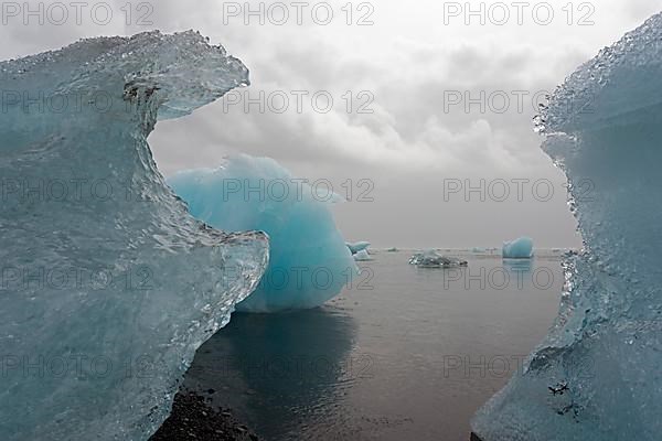 Ice on the beach