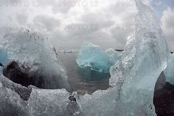 Ice on the beach