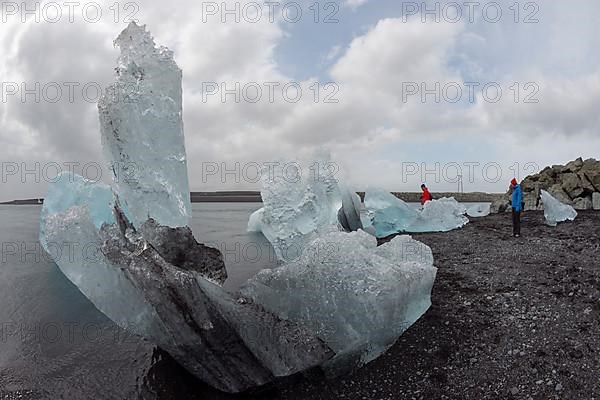 Ice on the beach