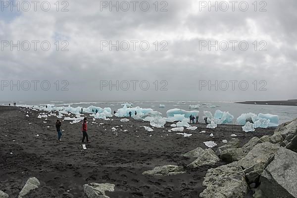 Ice on the beach