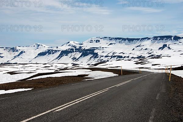 Road 93 between Seydisfjoerdur and Egilsstadir