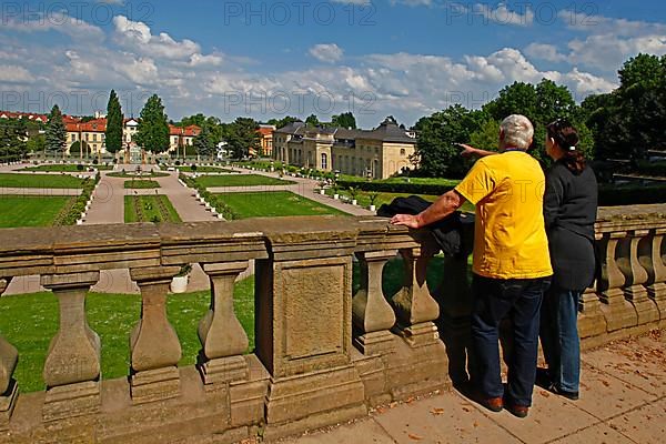 Baroque gardens of Friedenstein Castle