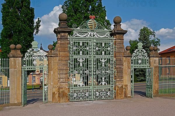 Wrought-iron gate