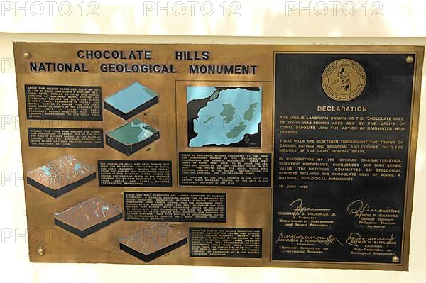 Chocolate Hills information sign