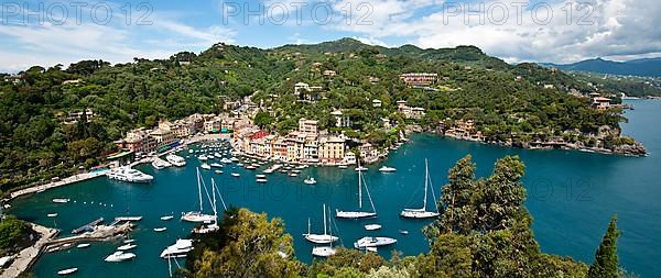 View from Castello Brown on Portofino Harbour