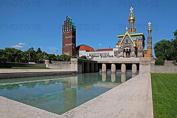 Mathildenhoehe with Wedding Tower