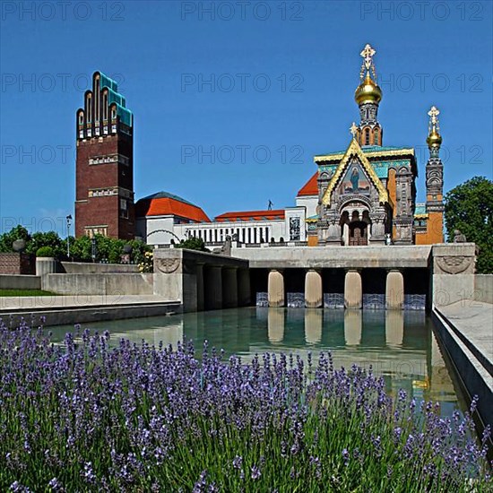 Mathildenhoehe with Wedding Tower