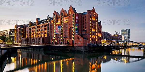 International Maritime Museum Hamburg at sunrise